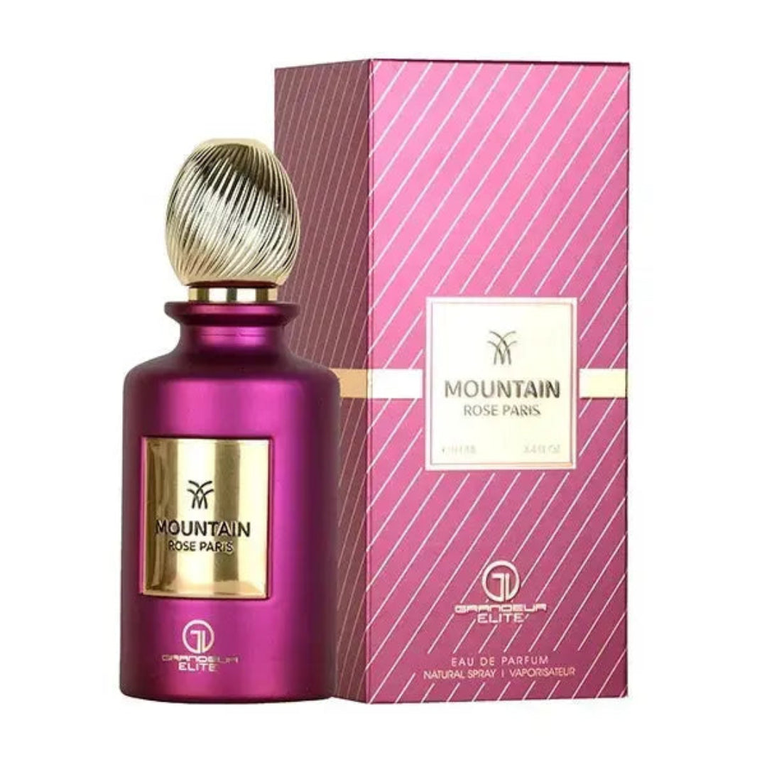 Mountain Rose Paris Edp 100ml by Grandeur Elite Blend Roses Vanilla Roses Musk For Her Al Wataniah