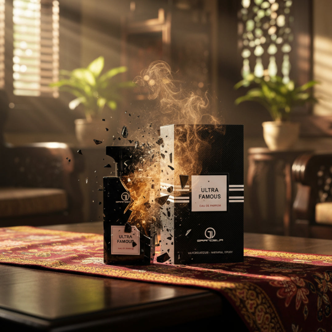 Ultra Famous EDP &ndash; Grandeur Elite Perfume for Men (Bold Woody Amber Scent)