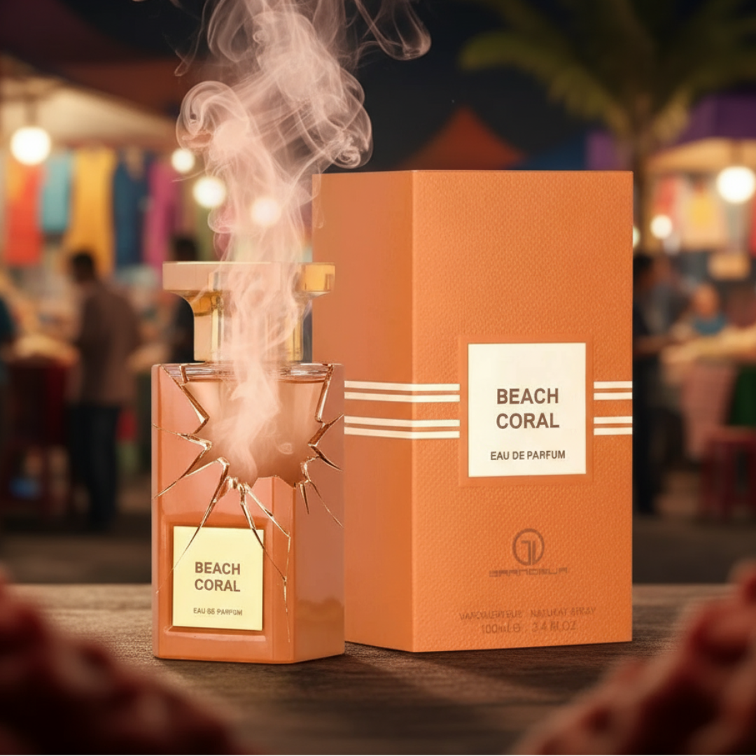 Beach Coral 100ml &ndash; Grandeur Perfume Women (Fruity Floral Peach Scent)