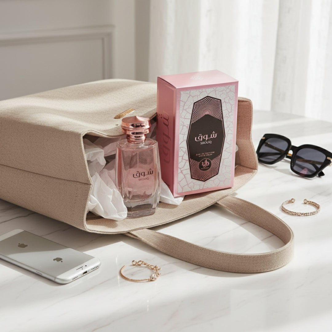 Shouq Pink dalam beg shopping wanita Malaysia &ndash; mood trendy