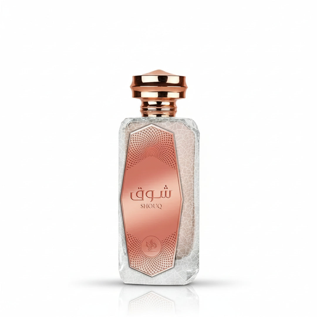 Botol Shouq Pink Al Wataniah wangian wanita bau sweet girly pilihan ramai Malaysia