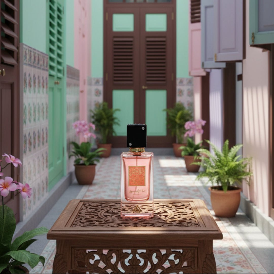 Ana Abiyedh Coral di lorong pastel Penang &ndash; mood feminine Malaysia