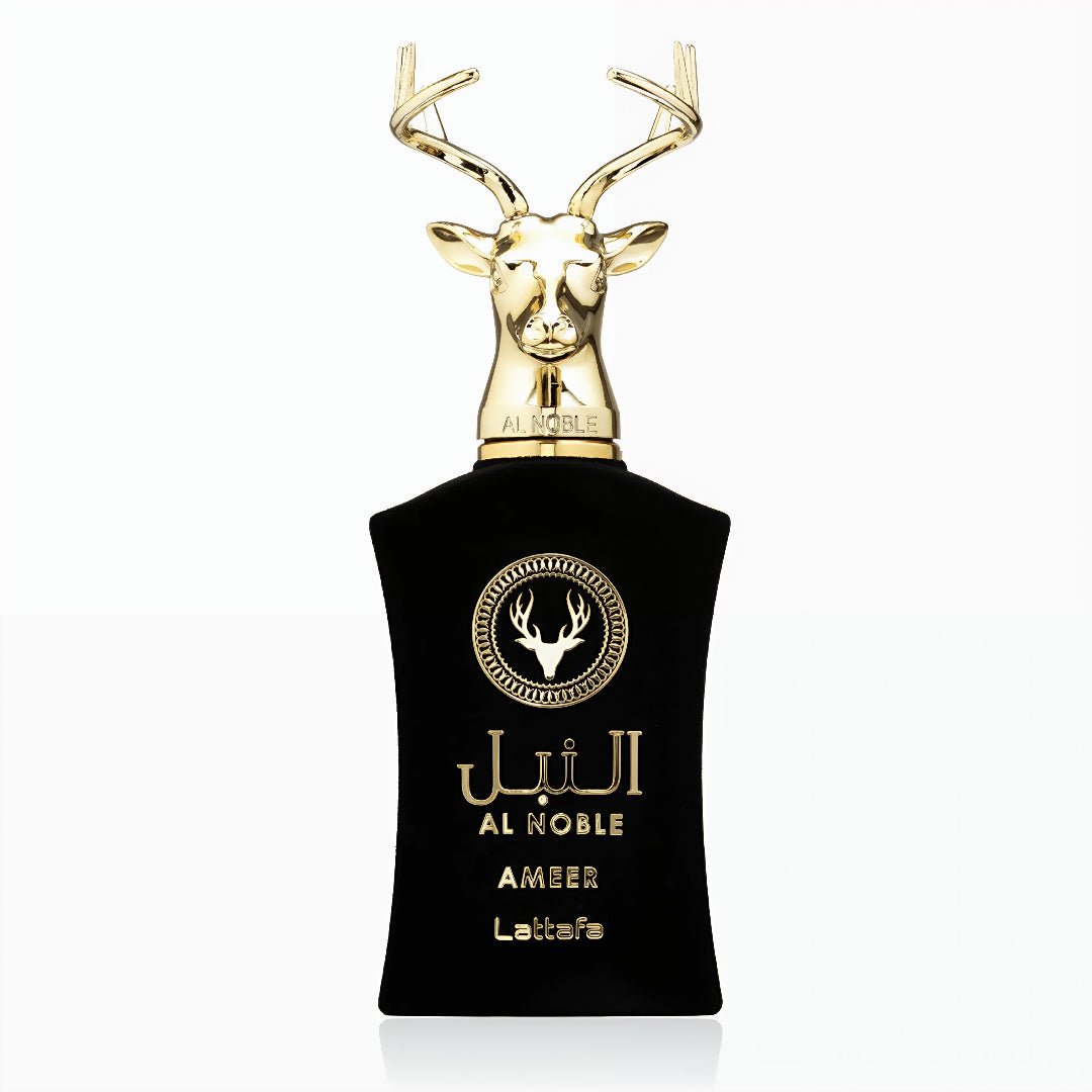 Botol Al Noble Ameer Lattafa wangian lelaki bau oud leather pilihan ramai Malaysia
