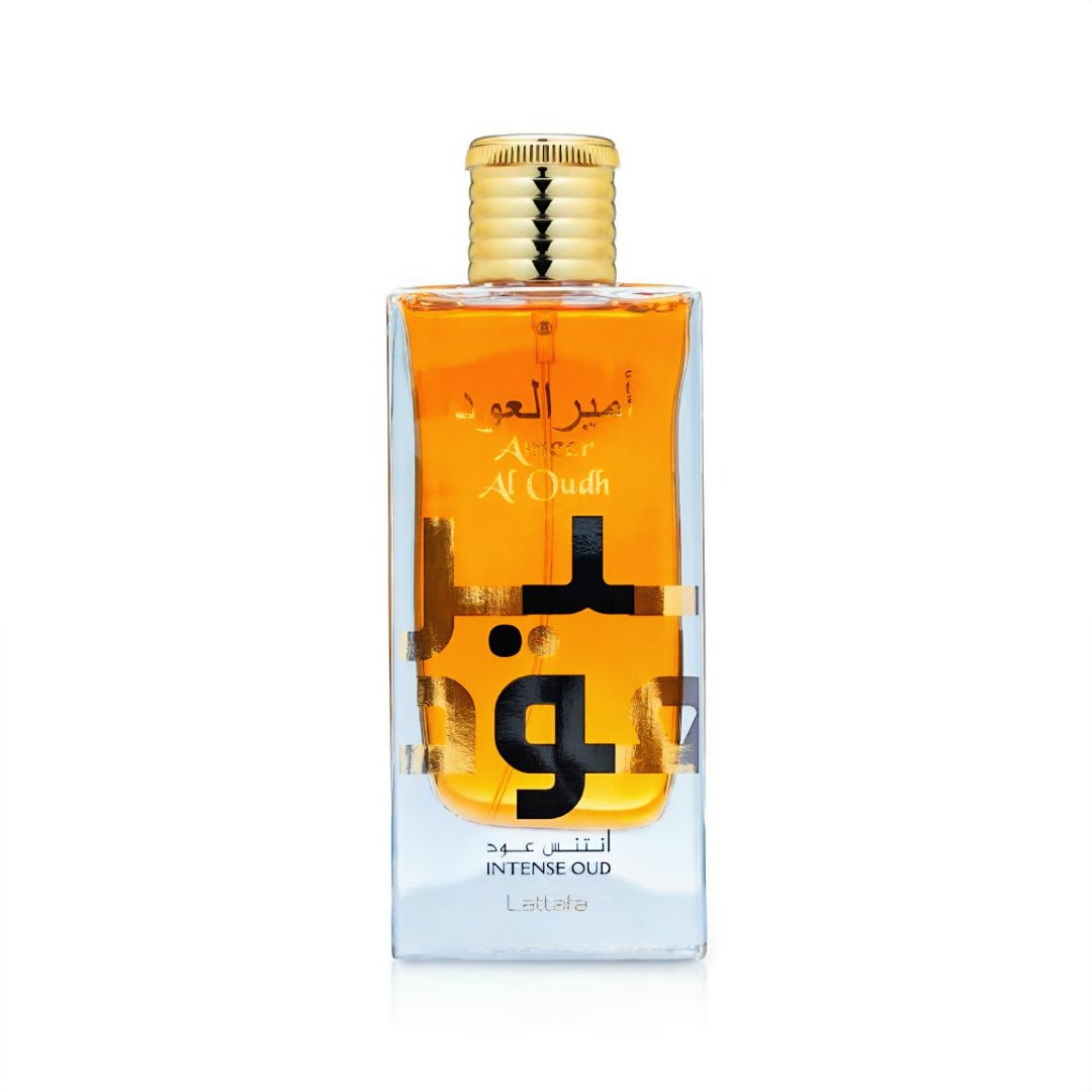 Botol Ameer Al Oudh Intense Lattafa wangian unisex bau oud manis amber pilihan ramai Malaysia