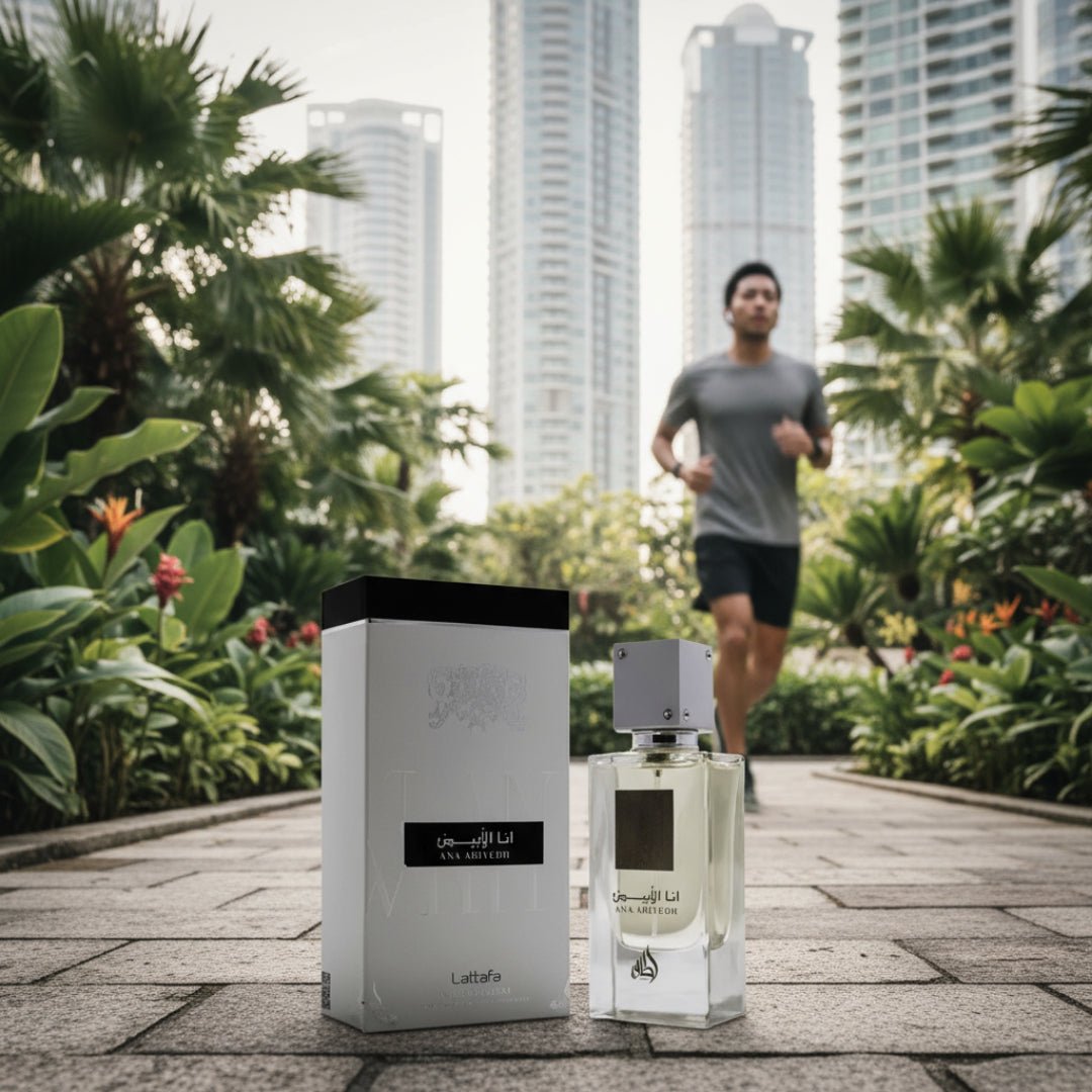 Ana Abiyedh di KLCC Park dengan pelari Malaysia