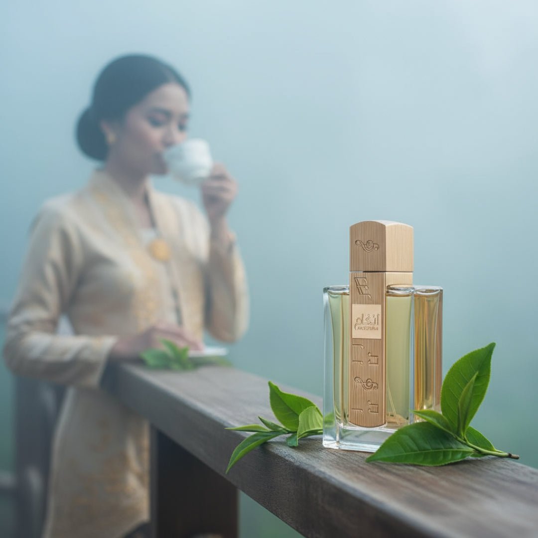 Angham Lattafa di ladang teh Cameron Highlands