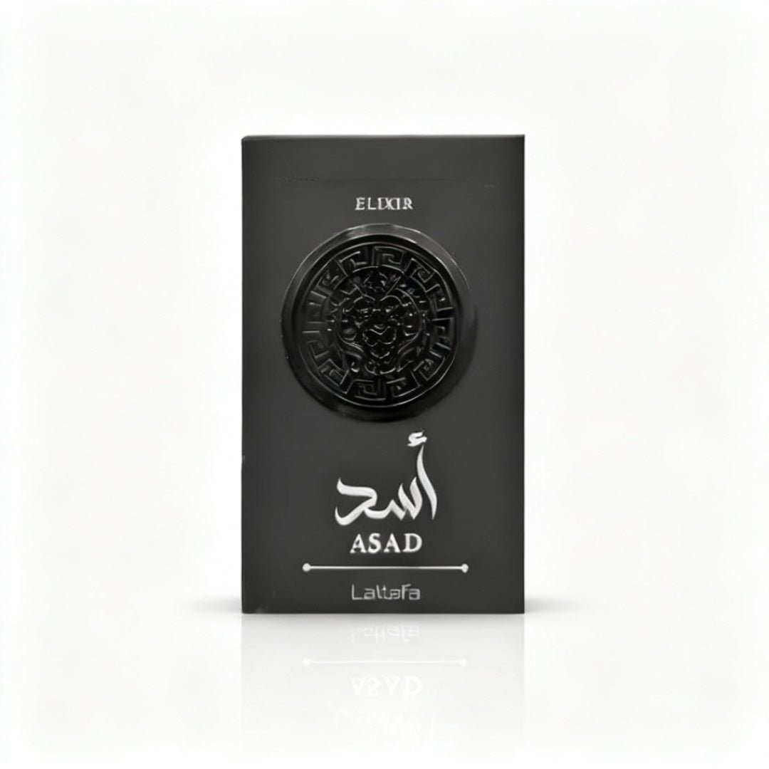 Asad Elixir Lattafa perfume lelaki bau sweet smoky amber sesuai event malam Malaysia