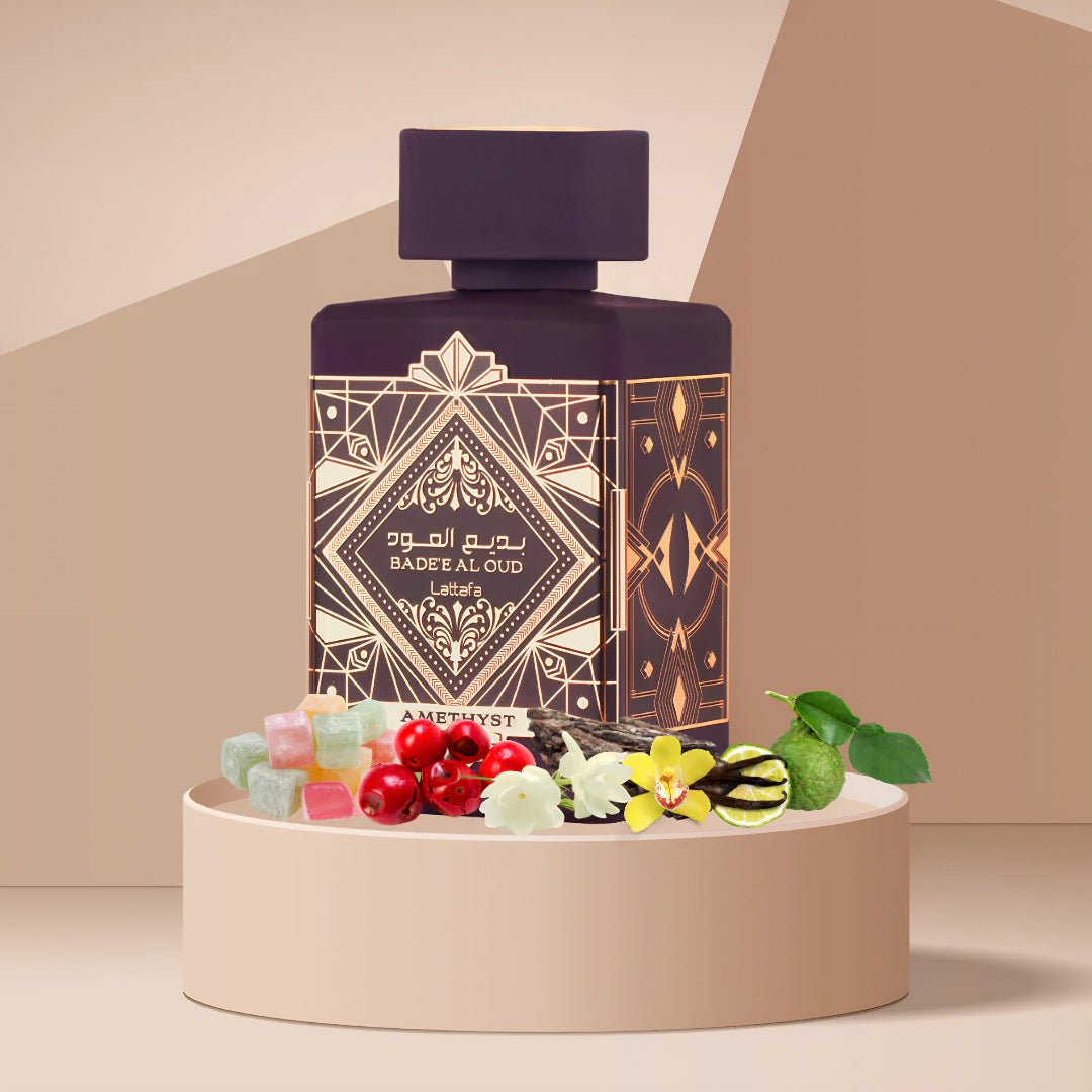 Badee Al Oud Amethyst 100ml EDP by Lattafa &ndash; minyak wangi unisex elegan Malaysia