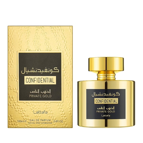 Confidential Private Gold 100ml EDP for Women by Lattafa