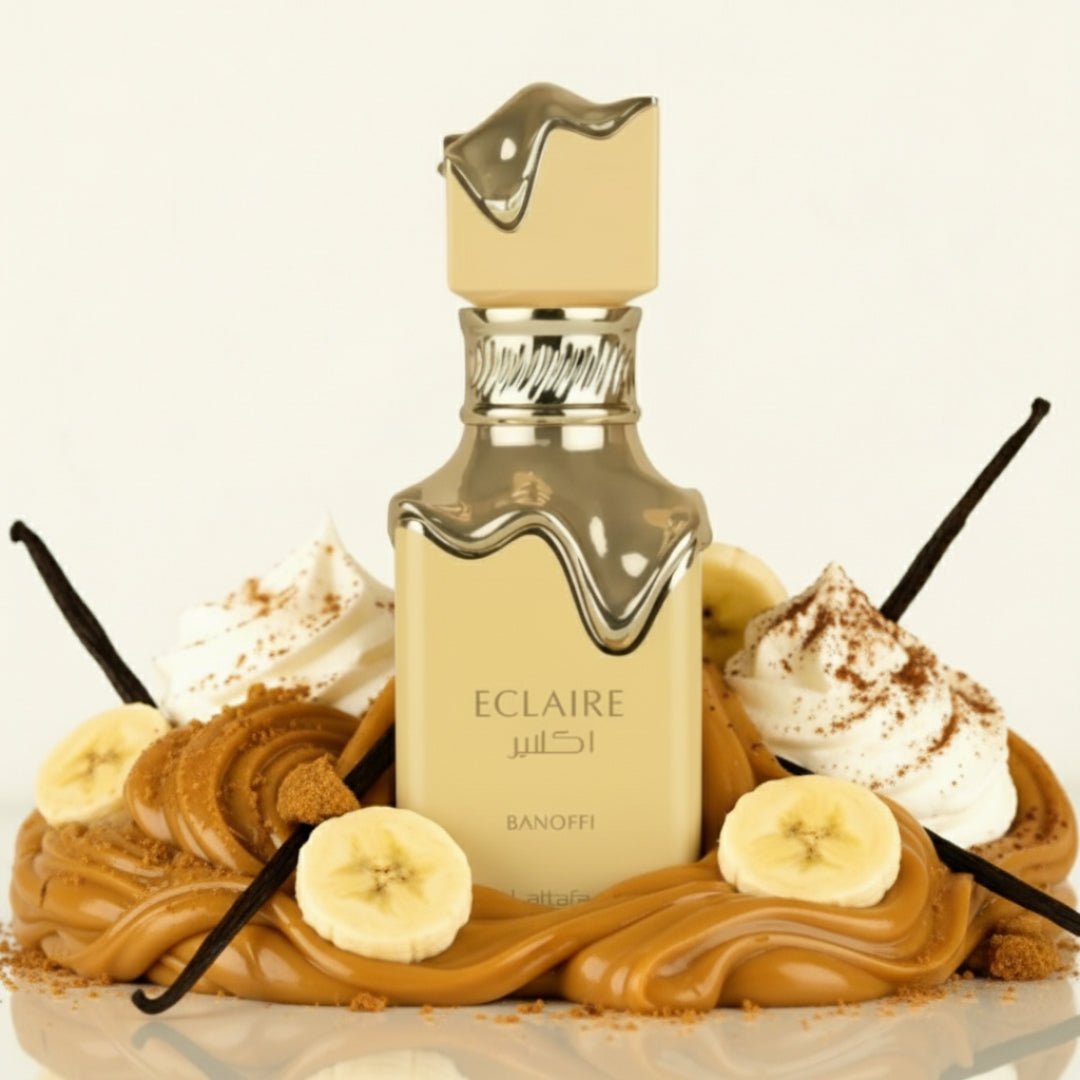 Eclaire Banoffi dengan foam susu &ndash; mood creamy dessert Malaysia