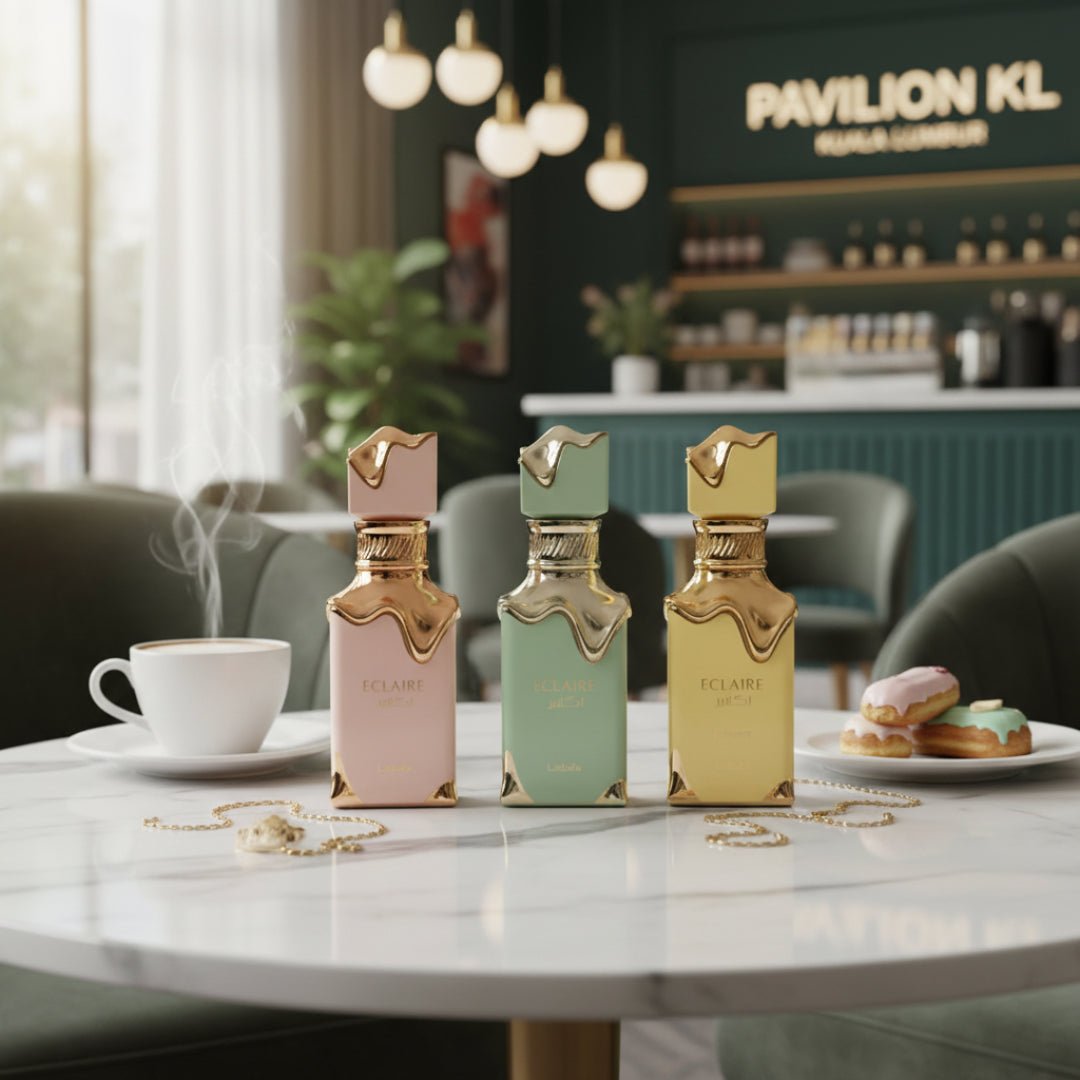 eclaire pistache wanita pavilion kl kafe malaysia