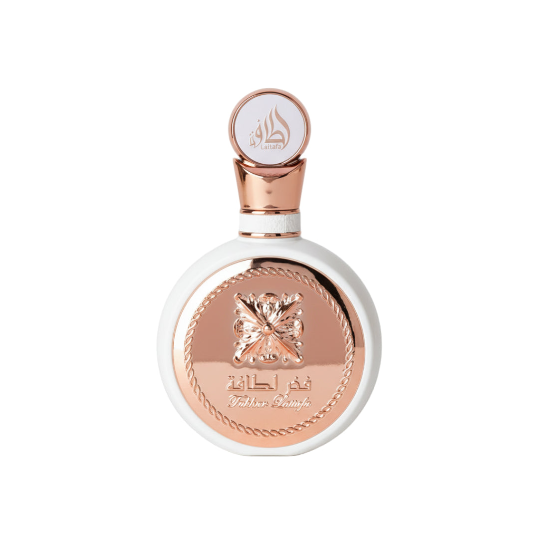 Botol Fakhar Rose Gold Lattafa wangian wanita bau fruity floral pilihan ramai Malaysia
