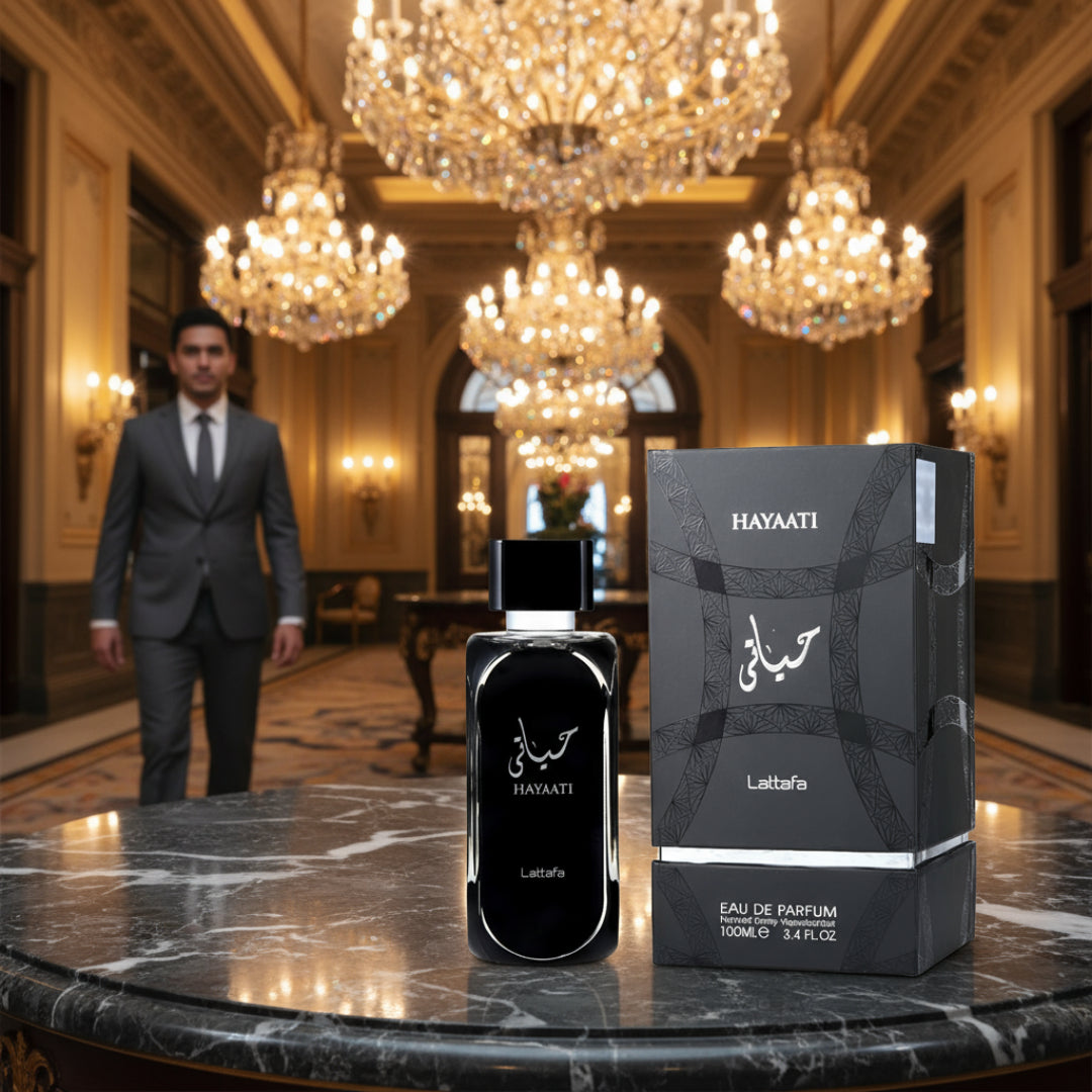 Hayaati Lattafa di St Regis KL dewan chandelier