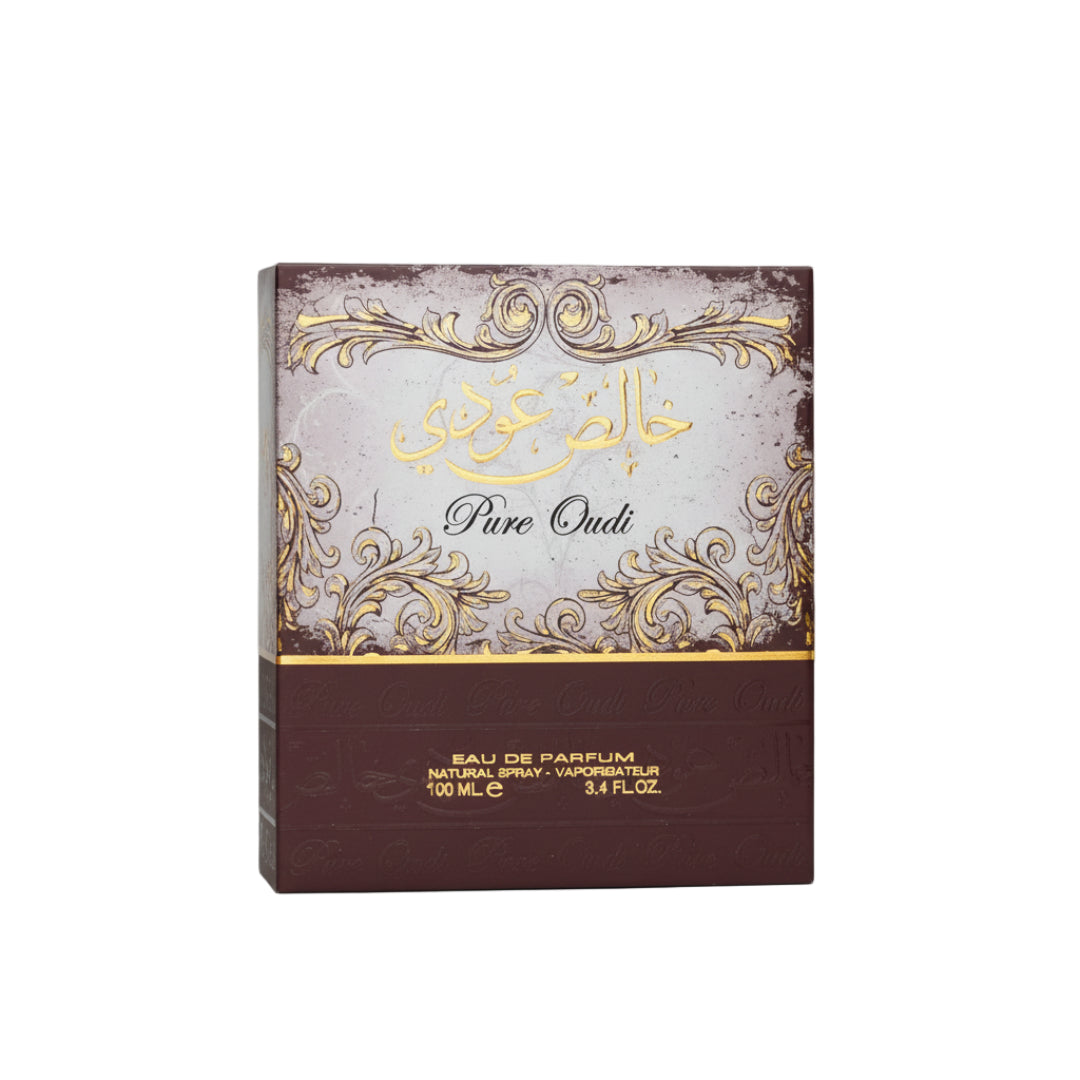 Khalis Pure Oudi Lattafa perfume aroma warm amber oud sesuai majlis malam Malaysia