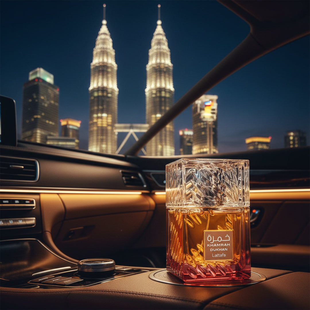 khamrah dukhan dalam kereta malam klcc arab malaysia