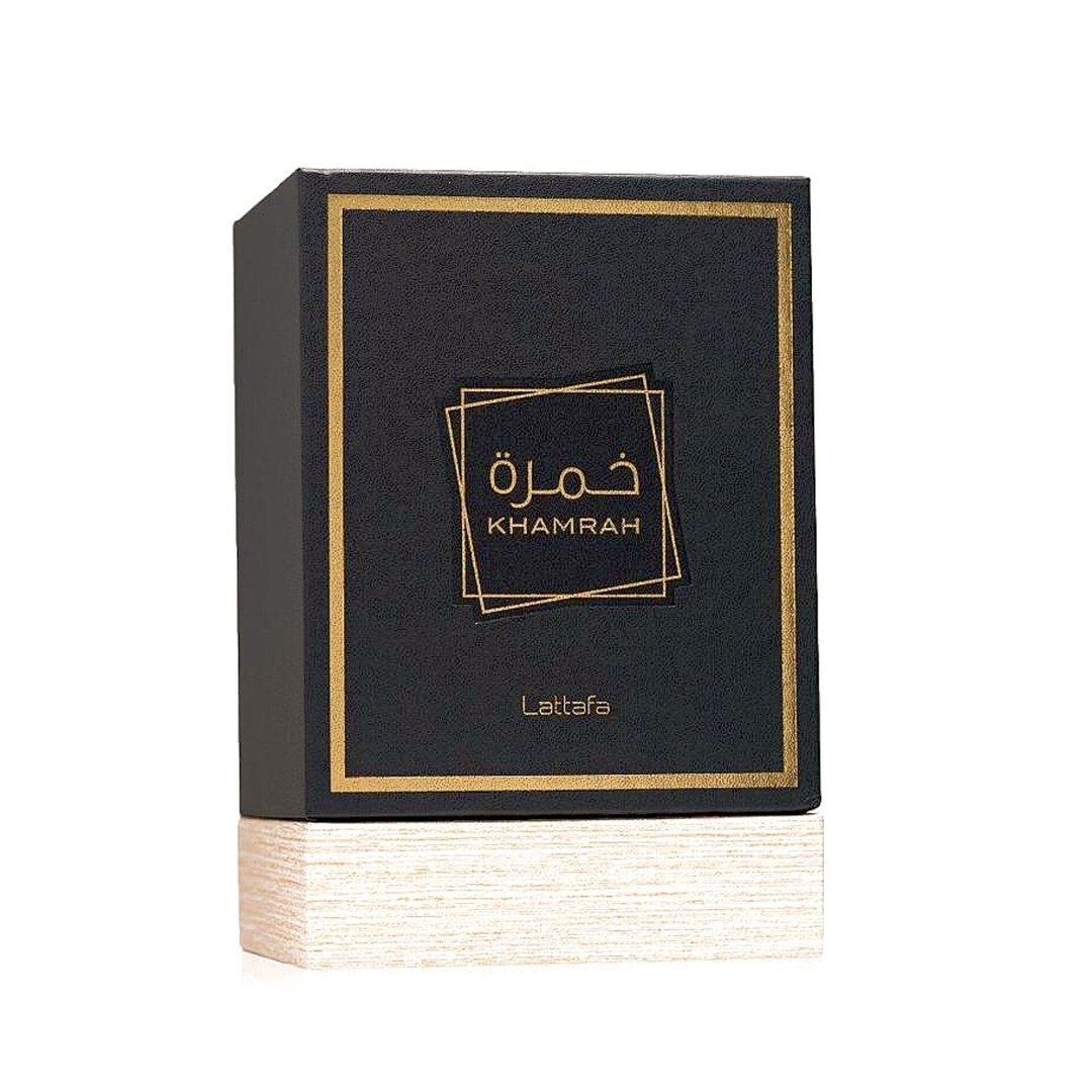 Khamrah by Lattafa Perfumes &ndash; Warm Sweet Cinnamon &amp; Praline Fragrance