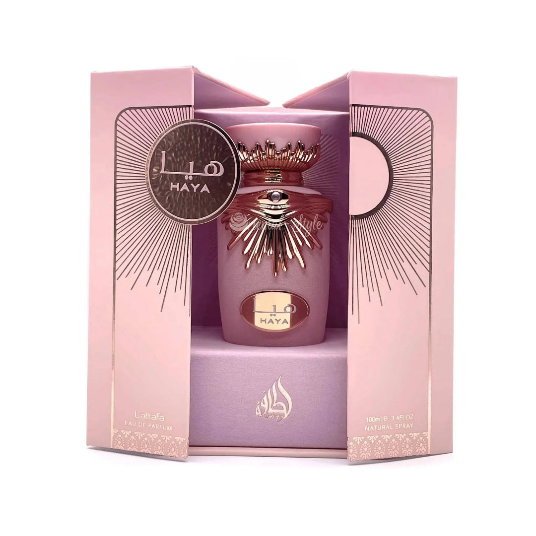 Kotak Haya by Lattafa perfume original EDP wanita vibe sweet elegant sesuai hadiah girlfriend Malaysia