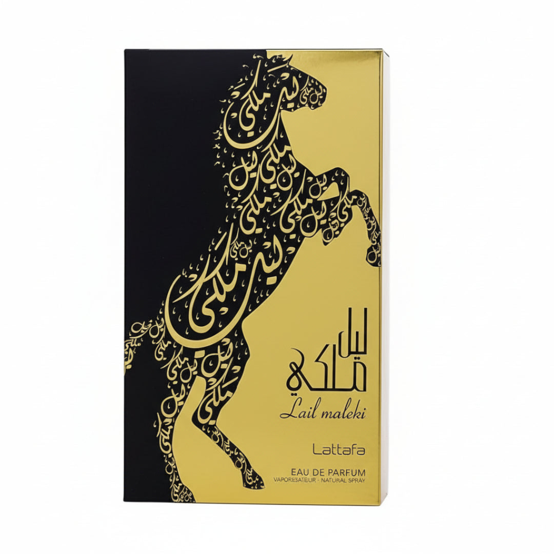 Lattafa Lattafa Lail Maleki 100ml EDP &ndash; Unisex Sweet Oriental Perfume feature on homepage bottle - view 3 - Premium fragrance collection Malaysia