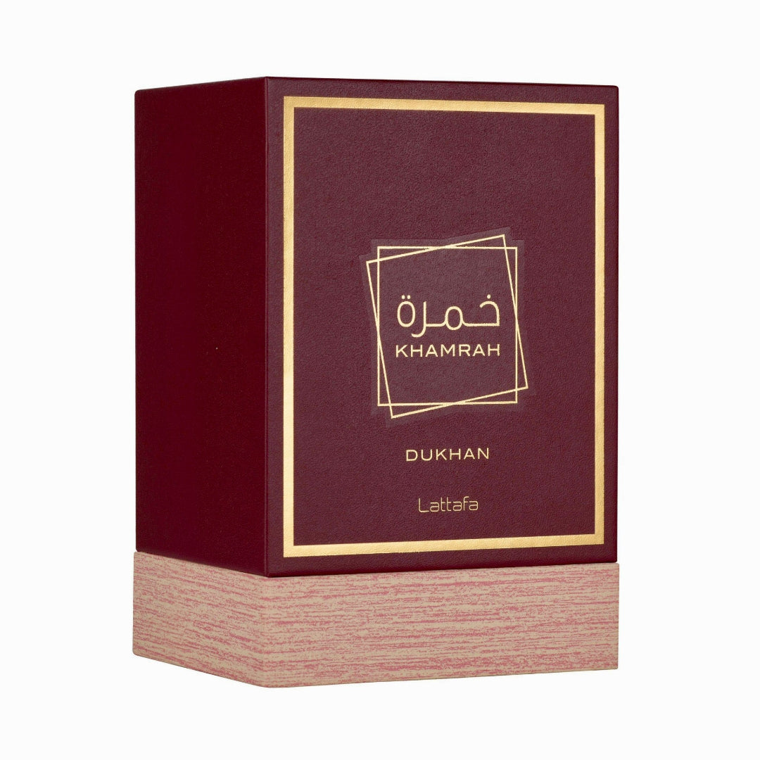Khamrah Dukhan by Lattafa Perfumes &ndash; Unisex Gourmand Oriental Perfume