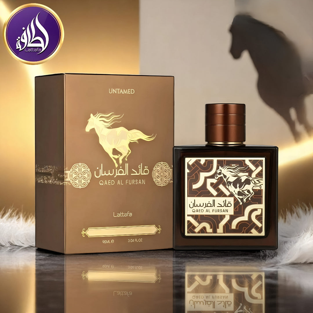 Lattafa Qaed Al Fursan Untamed 90 ml &ndash; haruman warm smoky woody Malaysia