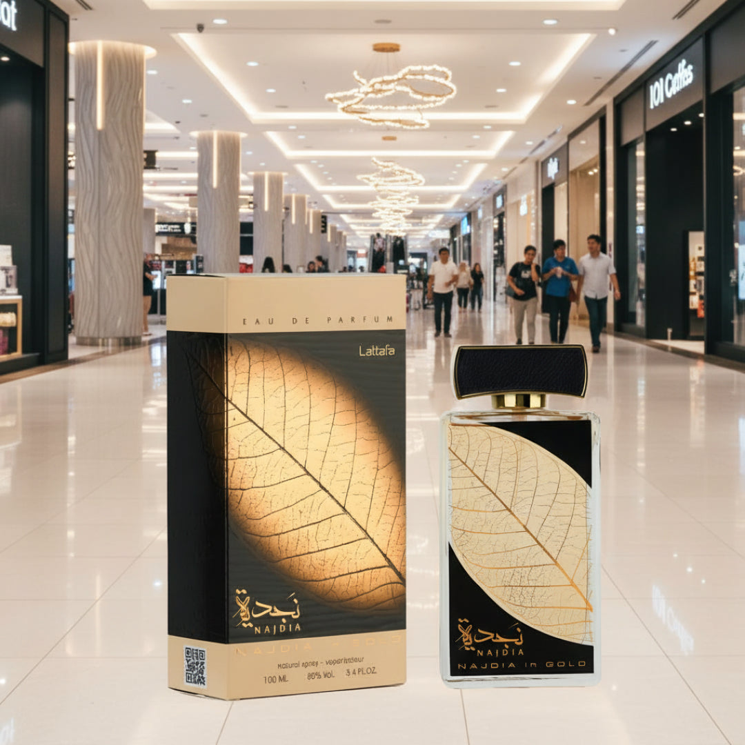 Najdia in Gold di IOI City Mall laluan dalam