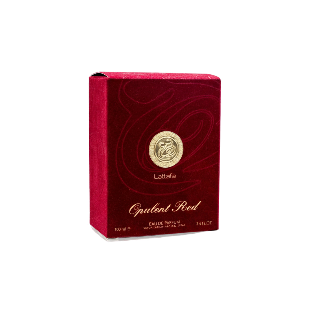 Opulent Red Lattafa perfume aroma warm spicy floral sesuai evening wear Malaysia