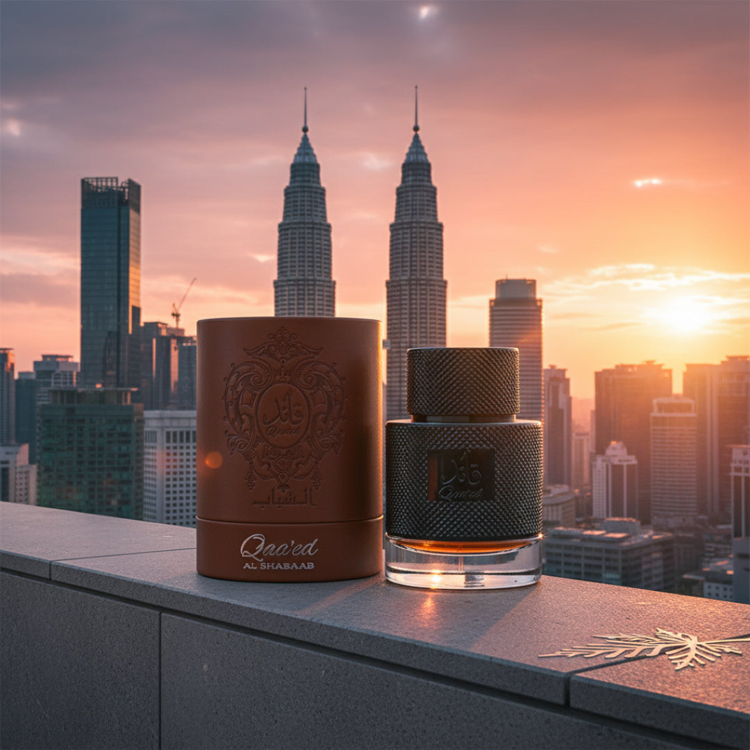 Qaaed Al Shabaab di rooftop KL waktu sunset &ndash; mood stylish Malaysia