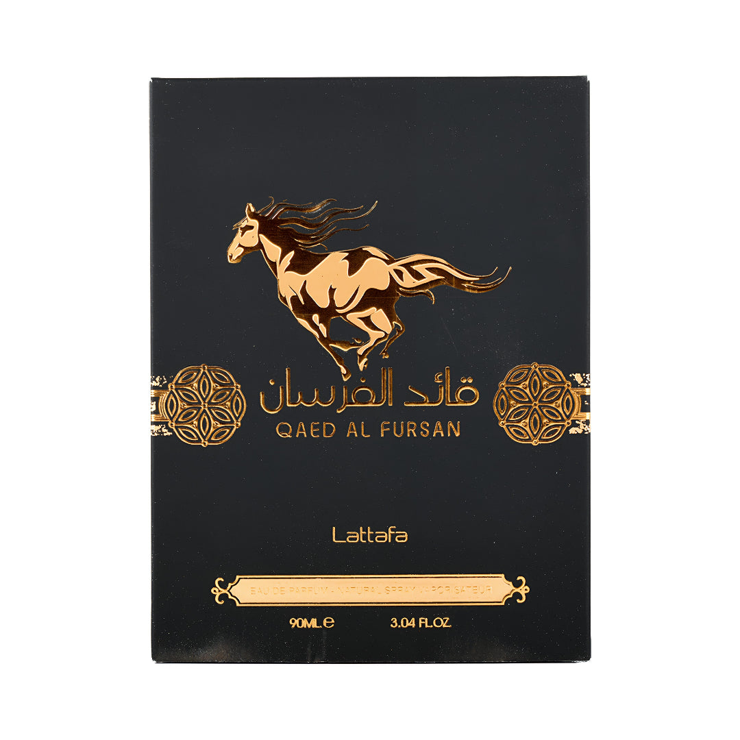 Qaed Al Fursan perfume lelaki aroma warm spicy woody sesuai dinner night Malaysia