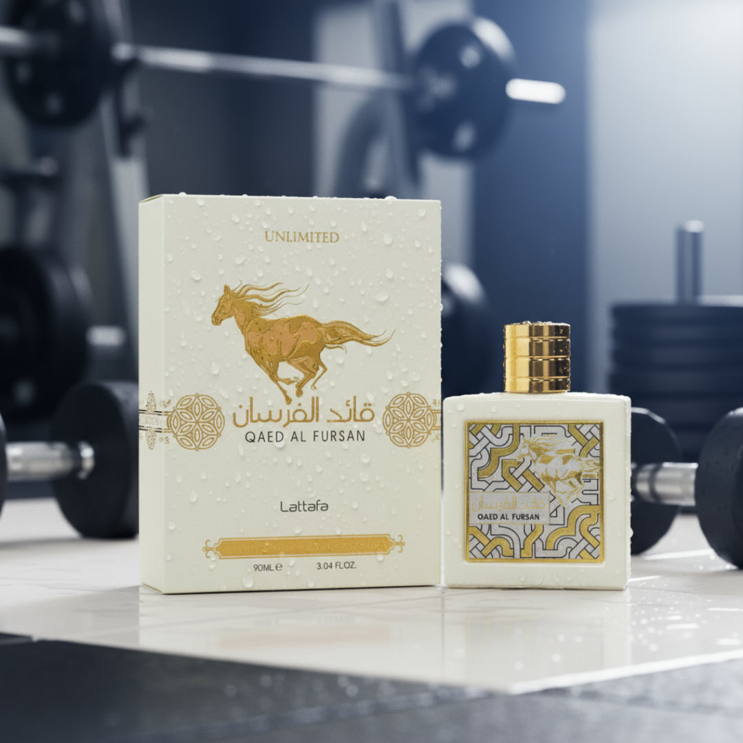 qaed al fursan unlimited perfume lelaki gym segar malaysia