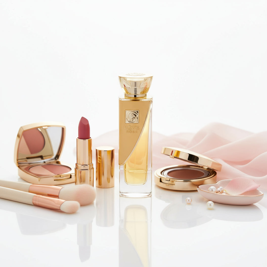 Reve Rose dengan alat makeup, gaya wanita muda Malaysia