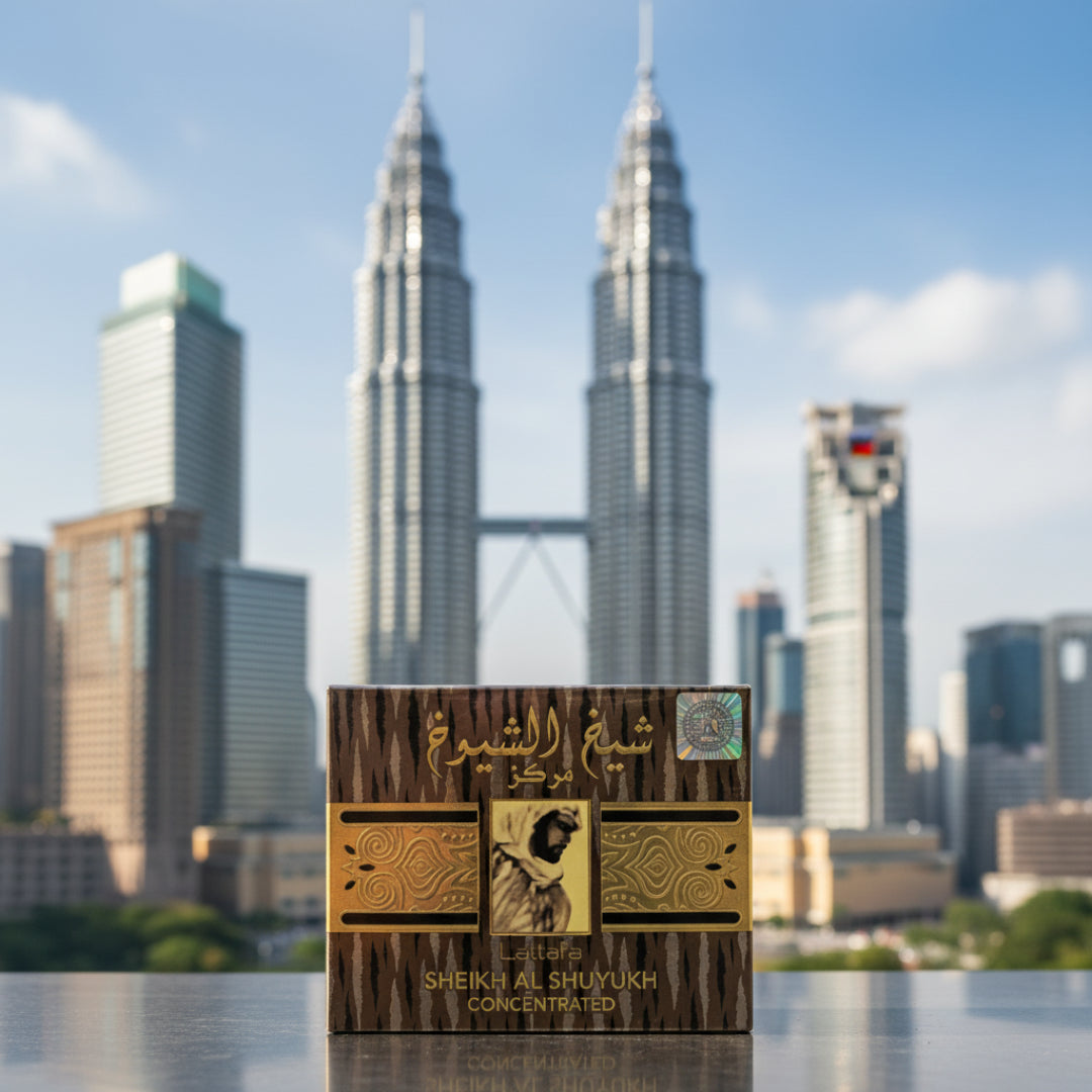 sheikh al shuyukh perfume lelaki outdoor klcc malaysia