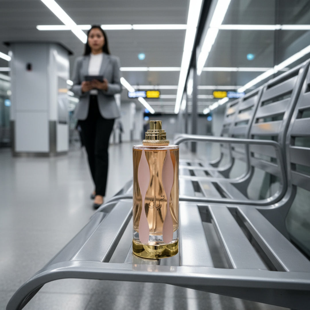 Teriaq Lattafa di MRT TRX gaya moden