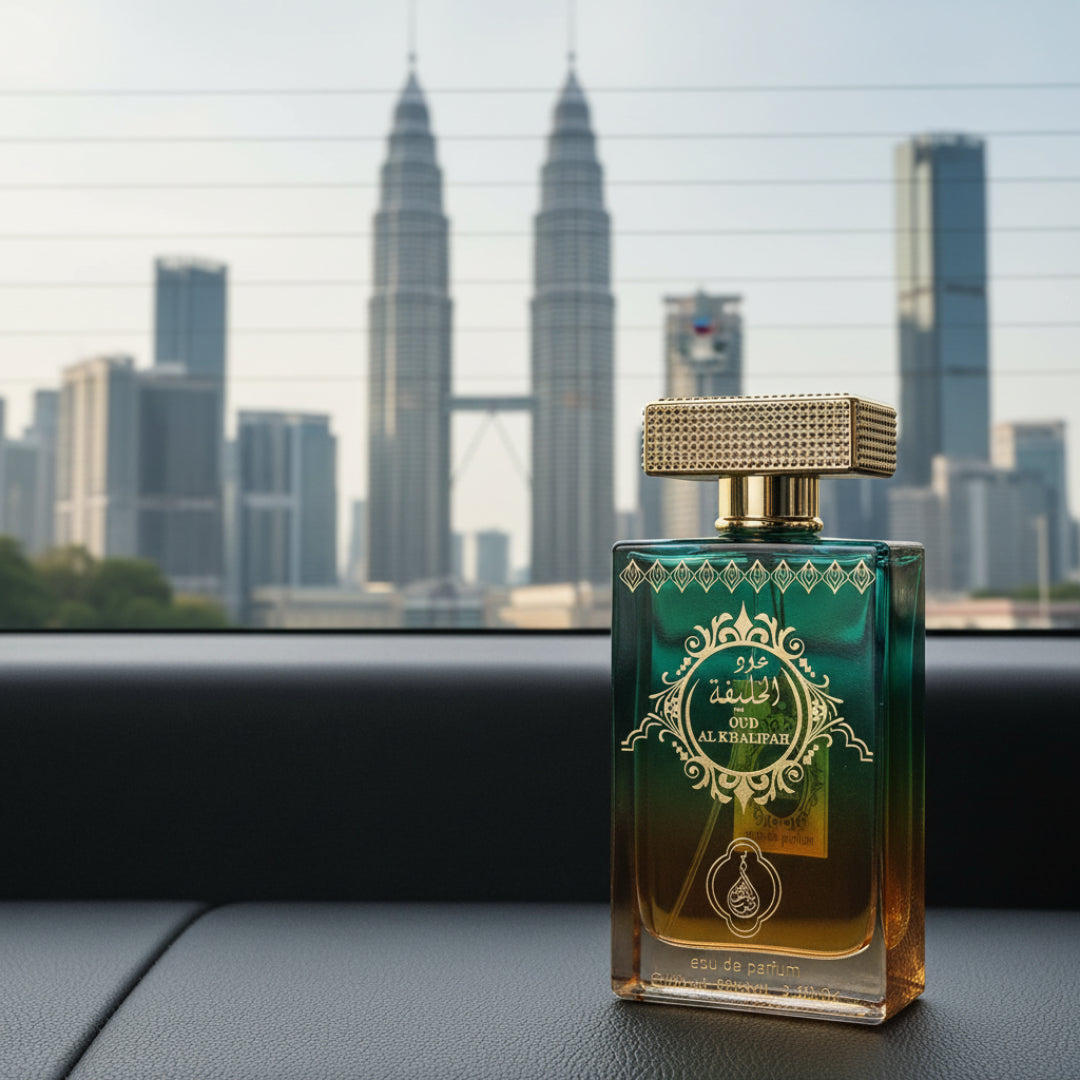 oud khalifah kerusi belakang kereta malam kl malaysia
