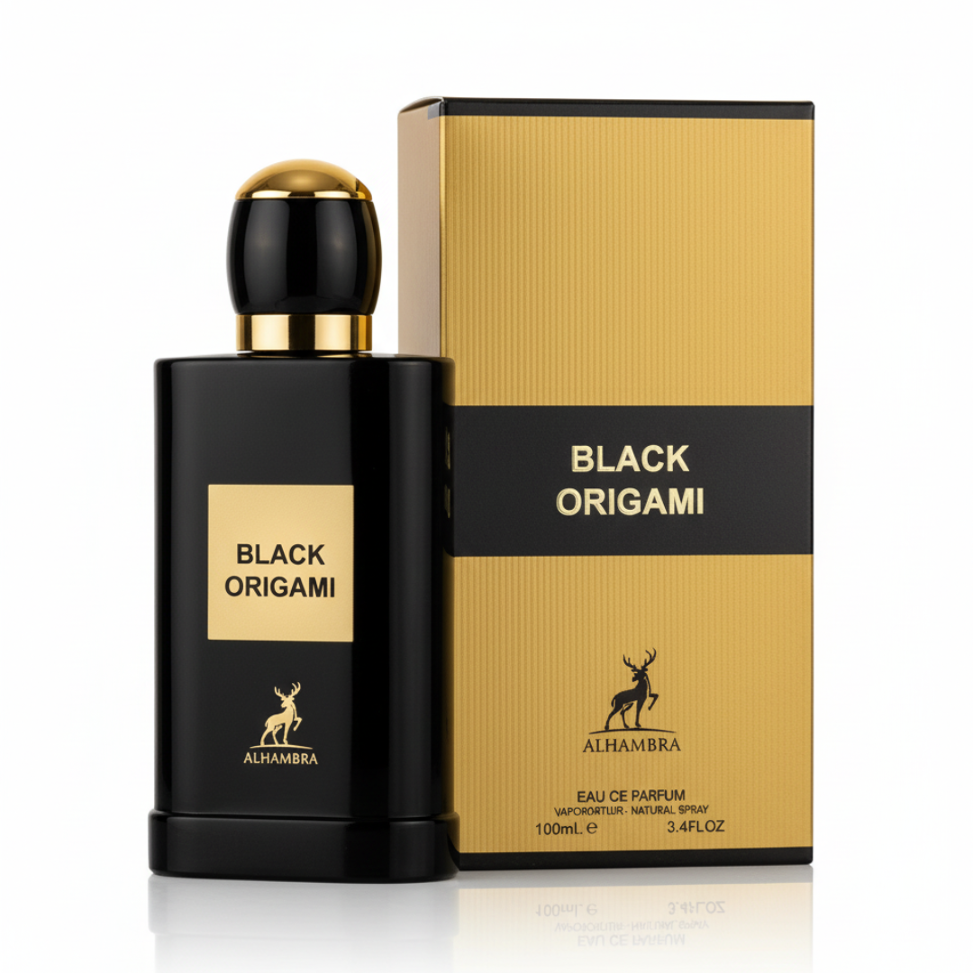 Black Origami Alhambra perfume unisex dark amber sweet warm long lasting Malaysia sesuai malam