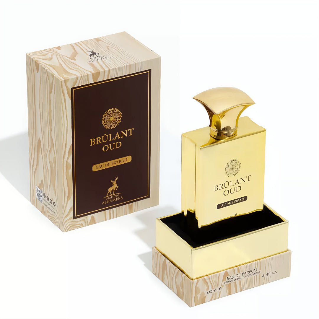 Brulant Oud Alhambra perfume lelaki tahan lama aroma spicy amber sesuai dinner night Malaysia