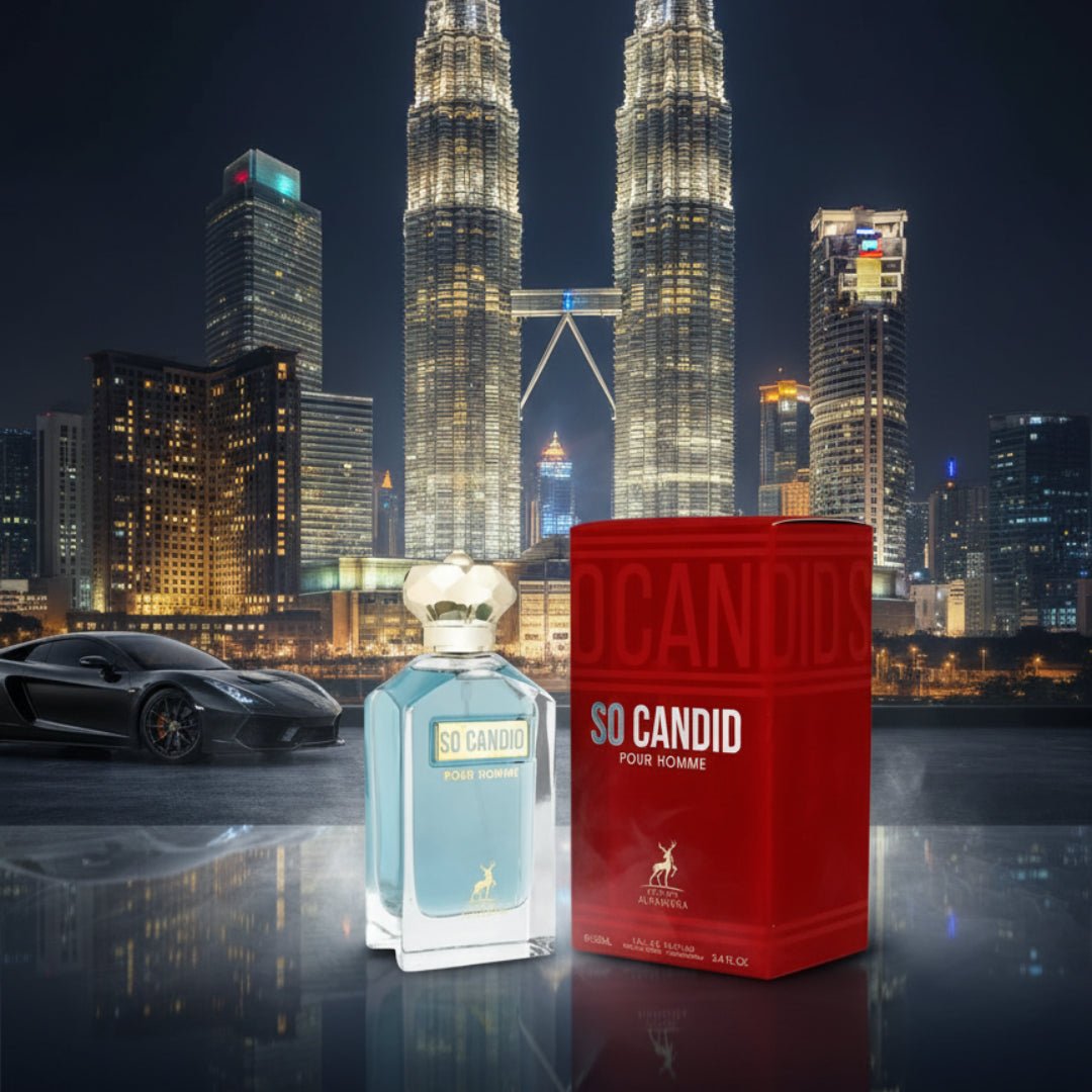 candid pour homme perfume lelaki kereta malam klcc malaysia