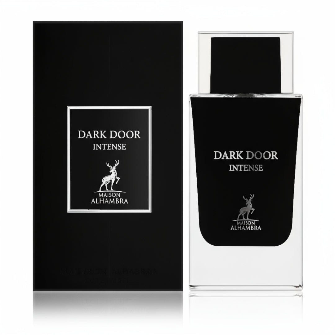 Dark Door Intense Maison Alhambra perfume lelaki spicy woody warm long lasting Malaysia sesuai malam