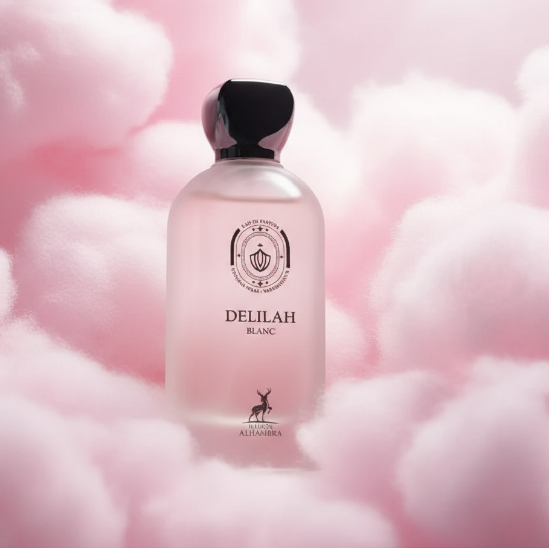 Delilah Blanc perfume wanita pink lembut floral romantik Malaysia