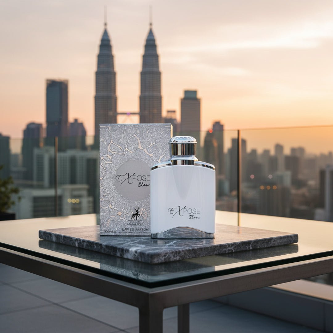 Expose Blanc di rooftop bandar &ndash; minyak wangi lelaki elegan Malaysia