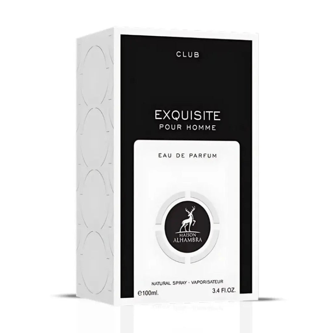 Exquisite Club Alhambra perfume lelaki aroma amber woody classy sesuai event Malaysia