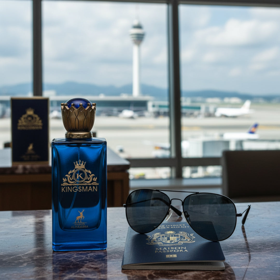 Kingsman Maison Alhambra di KLIA &ndash; perfume lelaki untuk travel Malaysia