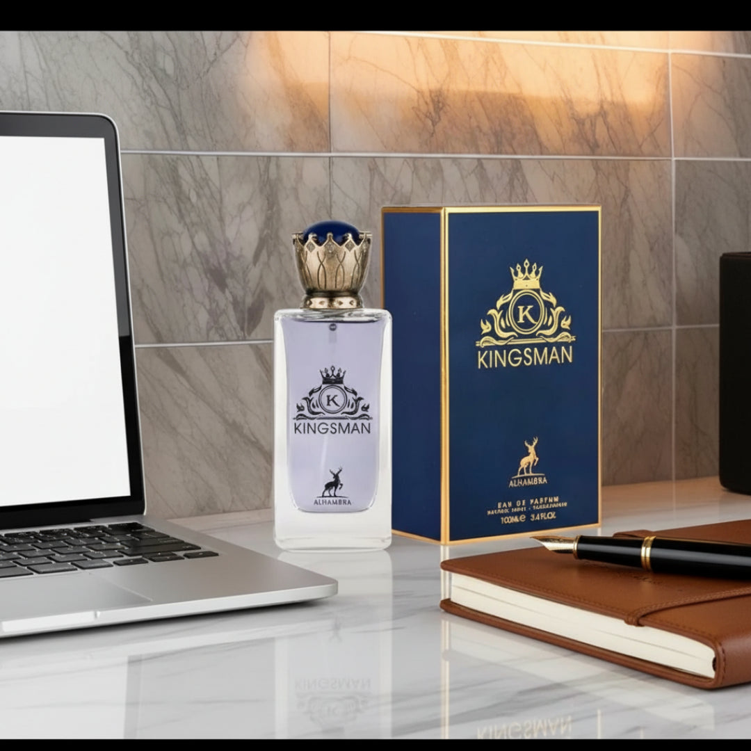 Kingsman di meja pejabat &ndash; minyak wangi lelaki profesional Malaysia