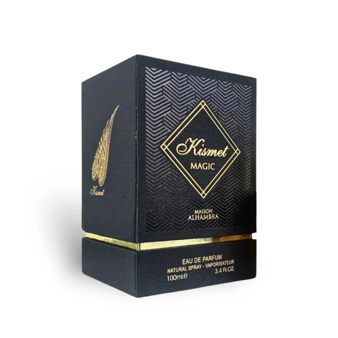 Kismet Magic Maison Alhambra perfume unisex tahan lama aroma woody amber sesuai malam Malaysia