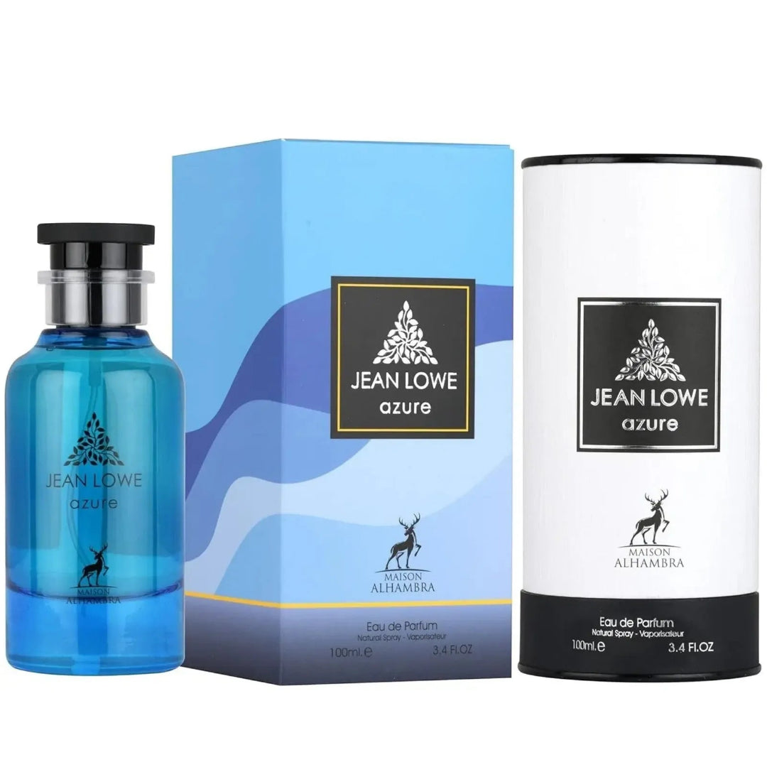 Kotak Jean Lowe Azure perfume original EDP unisex vibe blue fresh sesuai hadiah Malaysia