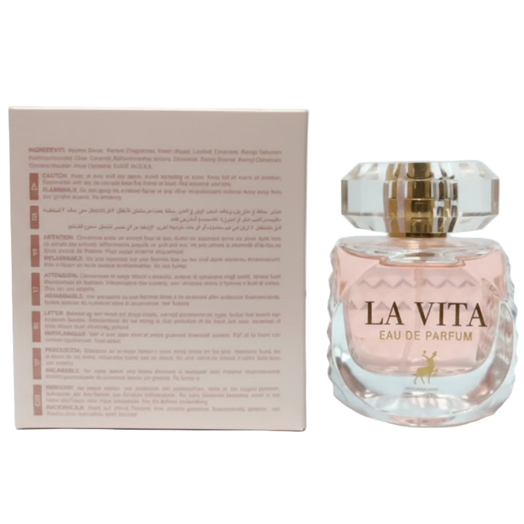 Box dan botol La Vita Maison Alhambra fragrance sweet musky vibe feminine Malaysia