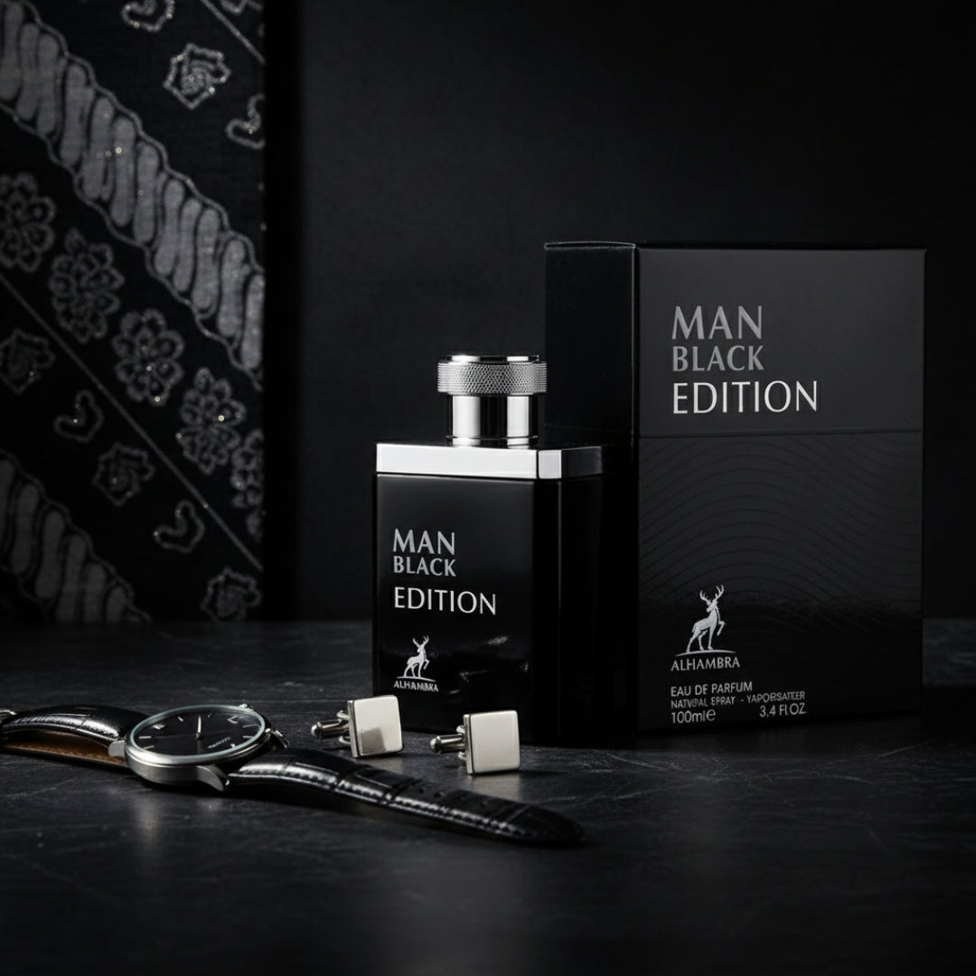Man Black Edition bersama jam &amp; cufflinks, gaya gentleman Malaysia