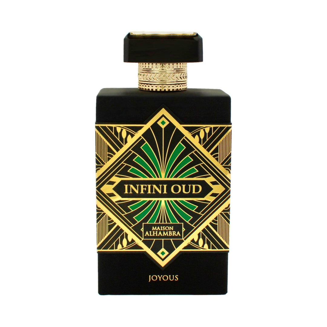 Minyak wangi Infini Oud Joyous by Maison Alhambra &ndash; bau oud, vanila &amp; amber yang tahan lama