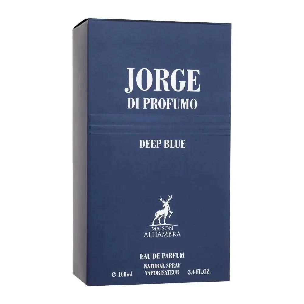 Minyak wangi lelaki Jorge Deep Blue &ndash; bau fresh aquatic &amp; woody yang maskulin Malaysia