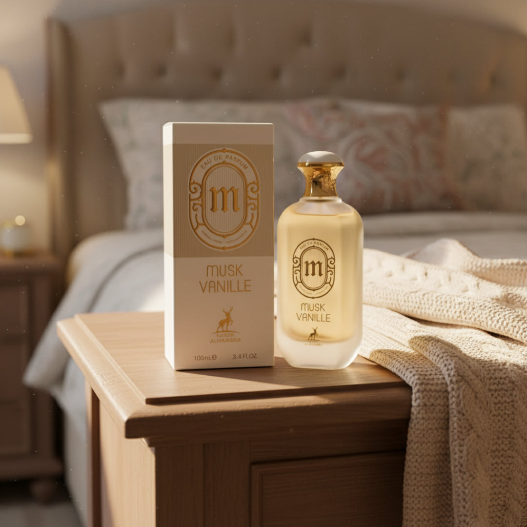 musk vanille minyak wangi rumah bilik tidur lembut malaysia