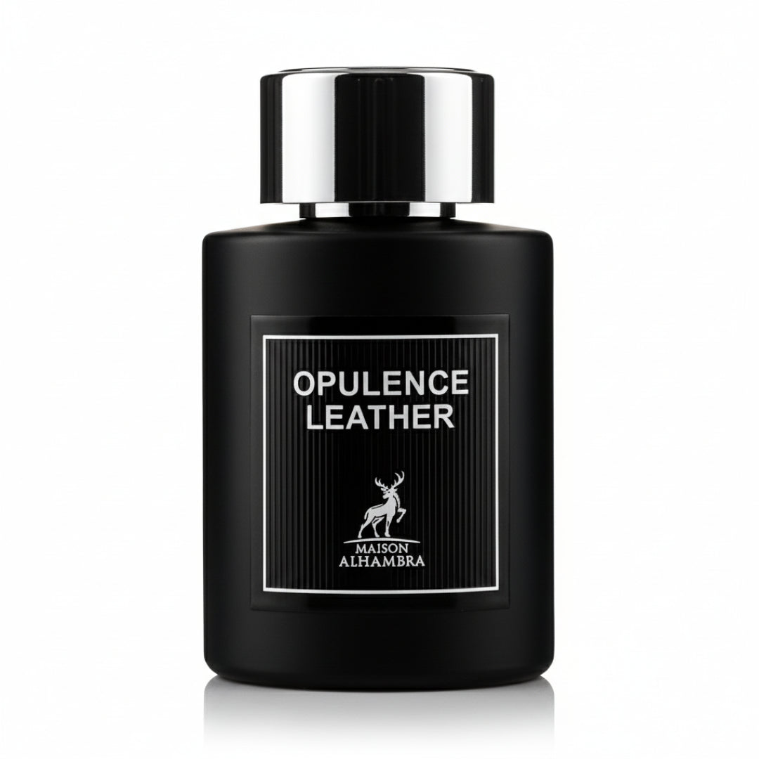Botol Opulence Leather Alhambra wangian lelaki bau leather warm spicy pilihan Malaysia